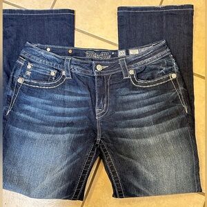 Miss Me Women's Dark Blue Boot Cut Jeans